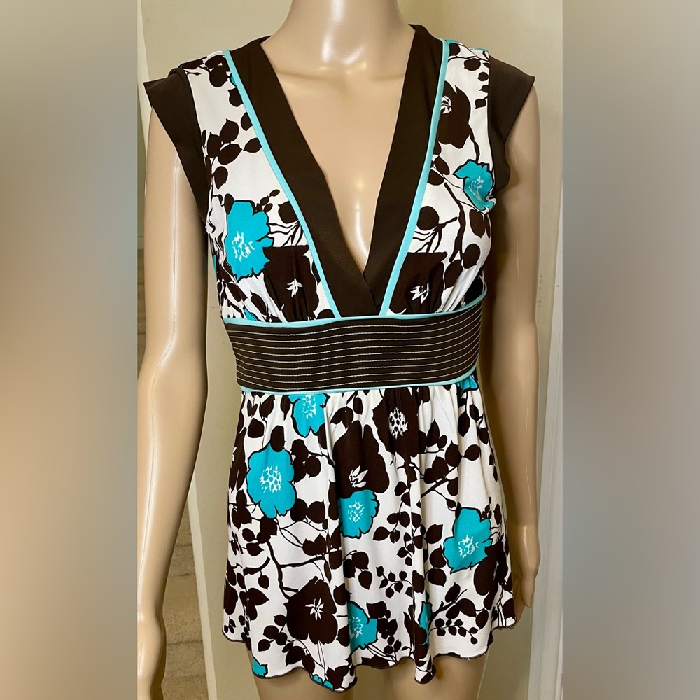 NWT Speechless Multi-Color Floral Tunic, Size M